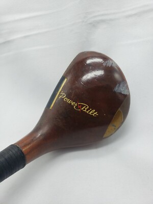 Powerbilt Citation 3 Wood Genuine Persimmon Wood RH Steel Shaft true temper42.5''