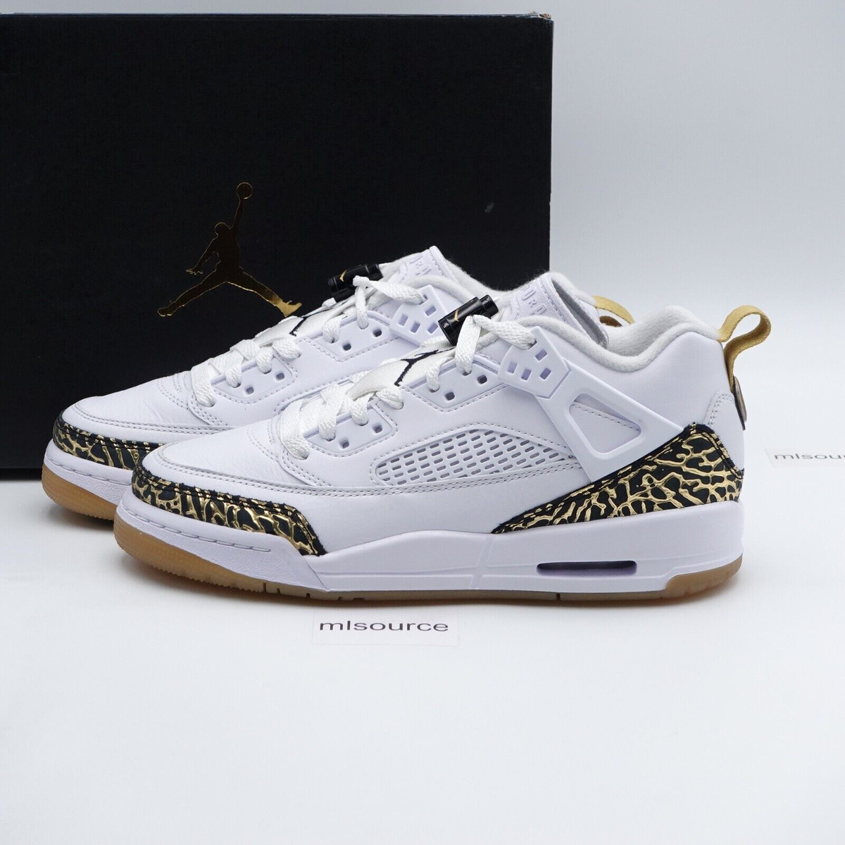 Jordan Spizike Low BG Sneakers HJ9022-100 White Size 5.5Y Youth