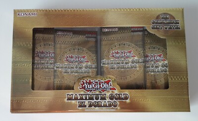 Yu-Gi-Oh! Maximum Gold El Dorado Tuckbox (4 Booster) 1. Auflage Deutsch