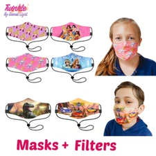 Kids Face Mask For Boys and Girls Washable Reusable + 1 Filter - Similar Disney