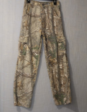 Berne Outdoor Camo Cargo Pants Youth XL 18-20 W27-29 in X L 29-1/2 in  H76-25
