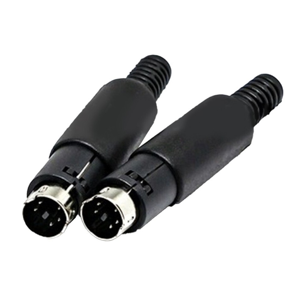 Chassis Cable Installation Male Socket For Electrical Projects Black