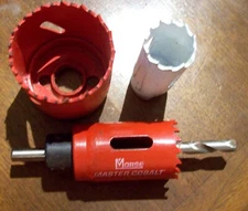 MK Morse - TA18 - 1-1/8", 29mm - BI-METAL Hole Saw - WITH ARBOR +7/8 AN 1-3/4NEW