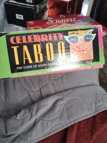 Vintage 1991 Celebrity Taboo Milton Bradley The Game Of Unspeakable Fun! - Picture 4 of 7