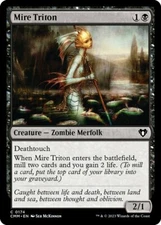 MTG Mire Triton - Foil NM-Mint Commander Masters 