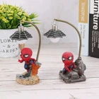 New Anime Spider-Man Foldable Battery Version Mini Light Desk Table Lamp Pendant