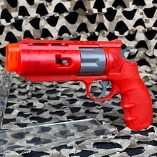 NEW REKT JURY CO2 Powered Foam Dart Revolver Blaster - Red 2278706 