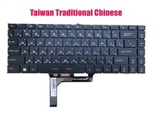 Traditional Chinese Backlit keyboard for MSI GS65 Stealth Thin 8RF/8RE MS-16Q2