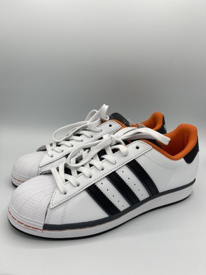 adidas SUPERSTAR Streetball FV8271 White Leather Orange Men's Size 8 | eBay
