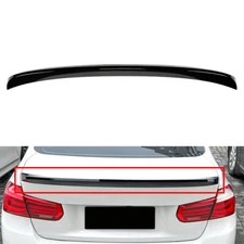 Rear Roof Trunk Spoiler Lip Tail Boot Wing For BMW F30 F35 F80 M3 Glossy Black