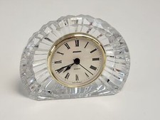 Cristal DArques Mantle Clock Genuine Lead Cry...