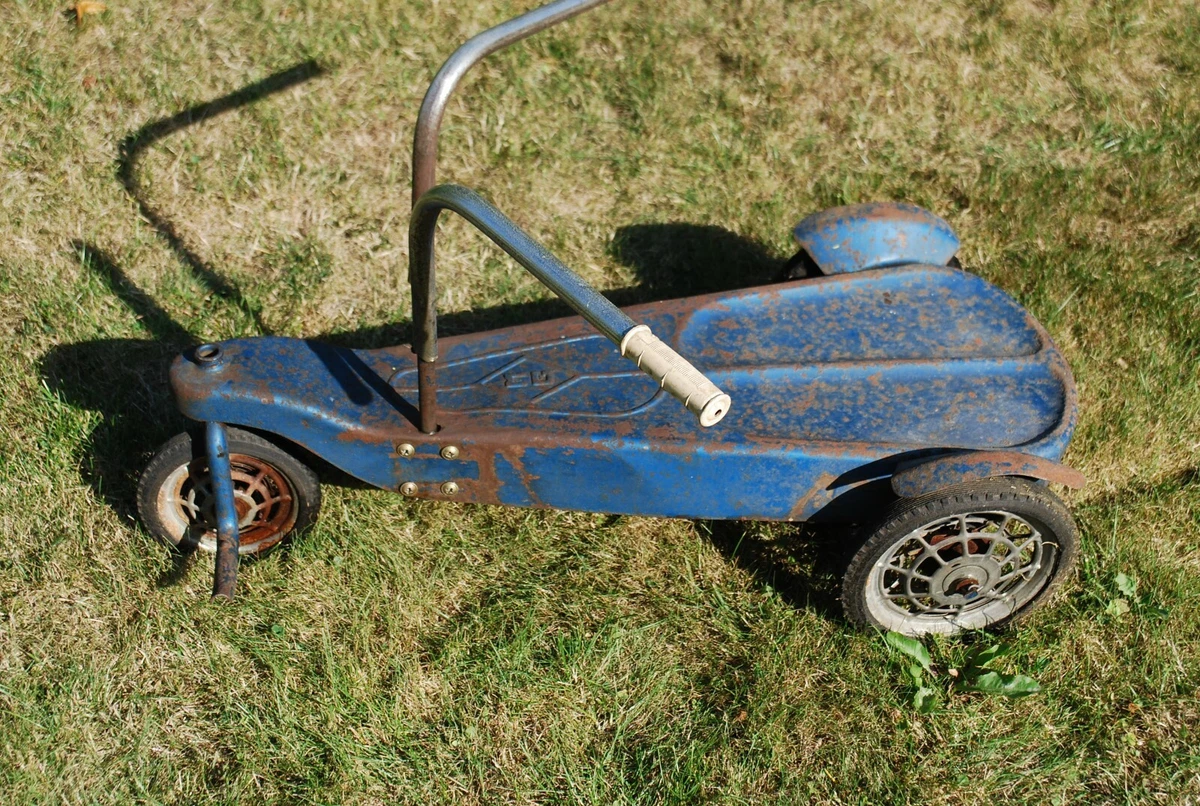 Voiture à pédales "de collection" Pick up - Métal vert