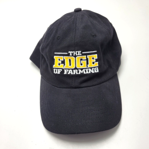 The Edge Of Farming Television Hat Cap Black Strapback Farmers Struggles B24D - 第 1/5 張圖片