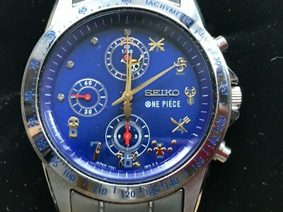 One Piece Anime 20th Anniversary Blue Limited 5000 Men Watch