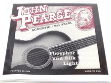 John Pearse Guitar Strings Acoustic Silk Wound Phos Bronze #510L