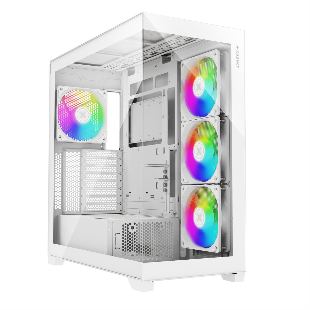 Xilence Gehäuse Gleam bianco XG271 Midi / minitower X818.W.ARGB