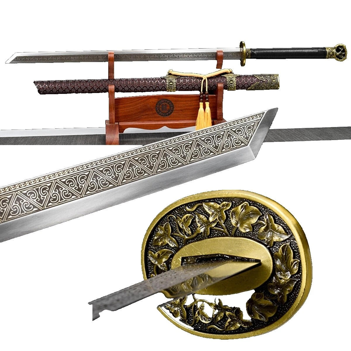 Collectible Swords & Sabers Multi Cord Wrapped Handle