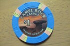 Camel Rock Hotel Casino $1 Gaming Poker Chip ~ Tesuque Pueblo, NM — photo 1