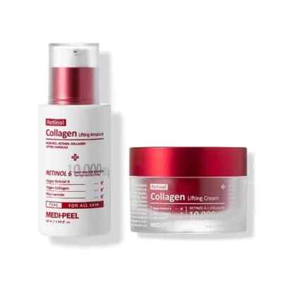 MEDIPEEL Retinol Collagen Lifting Ampoule & Cream Set