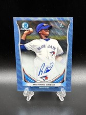 2014 Bowman Chrome Richard Urena 1st Blue Wave Refractor Autograph #’D 34/50