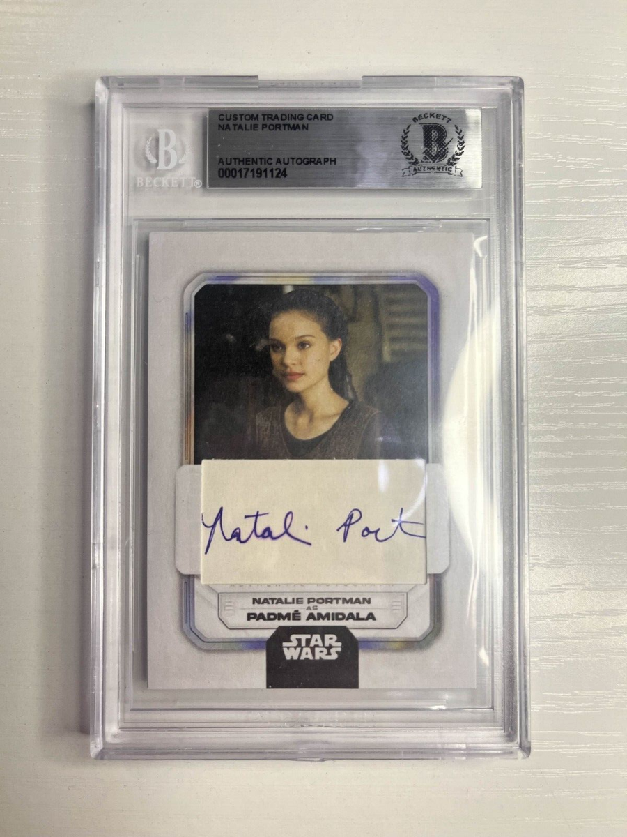 Natalie Portman SIGNED Star Wars Attack of the Clones Padme