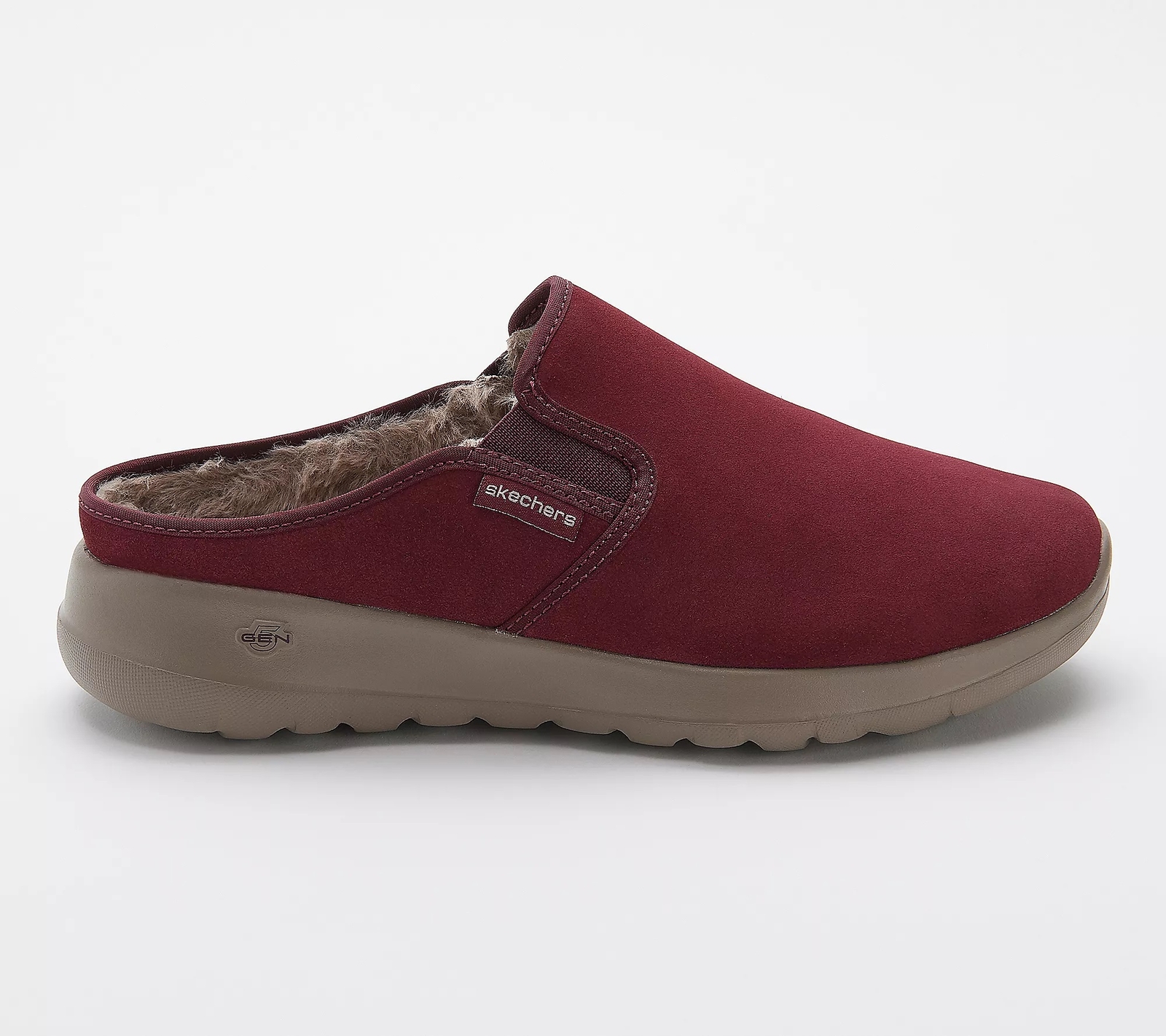 skechers go walk suede clogs