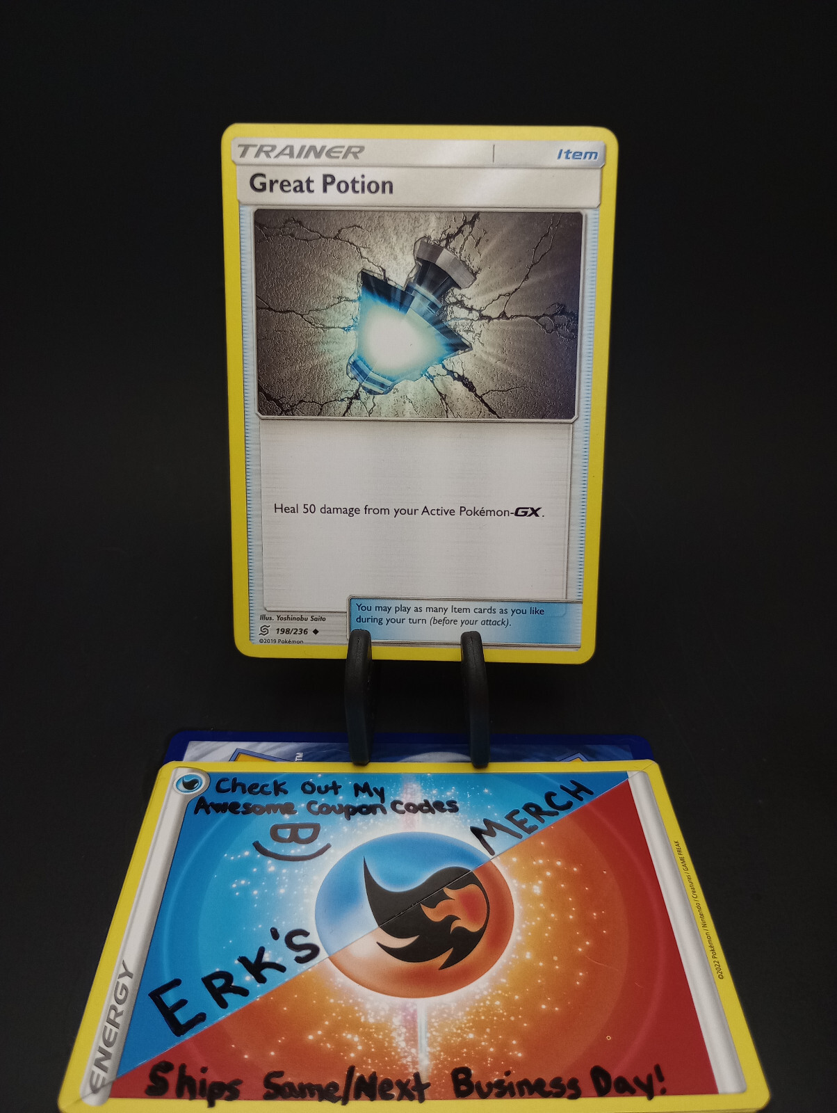 Great Potion 198/236 Unified Minds Regular Uncommon Pokemon Card 
