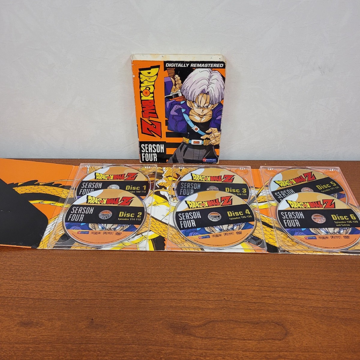 Dragon Ball Z: Season 4 (DVD, 2009, Complete 6-Disc Set) w