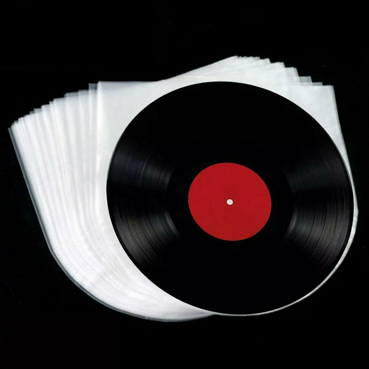 50 LP Outer Plastic Record Cover Sleeve For Vinyl 12'' Album +50 LP Inner Sleeve