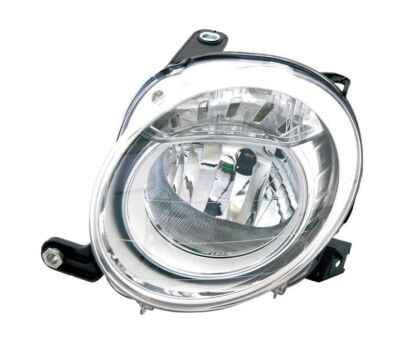 Left Headlight for Fiat 500 2007 2008 2009 2010 2011 2012- VP898L Chrome LHD