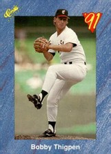 1991 Classic I #T31 Bobby Thigpen