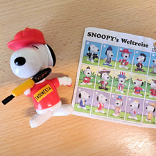 ORIGINAL SNOPPY PEANUTS WELTREISE MC DONALDS HAPPY MEAL NEU + OVP