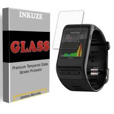 INKUZE Tempered Glass Screen Protector Guard Saver For Garmin Vivoactive HR