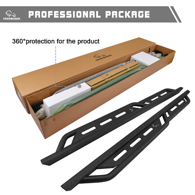 IRONBISON Running Boards Side Steps Drop Steps 24-26 Toyota Tacoma Double Cab