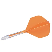 CUESOUL T19 Carbon Integrated Dart Shaft and Flight Big Standard Shape-Orange