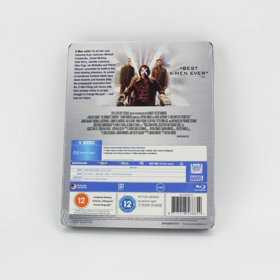 X-Men Days of Future Past Lenticular Steelbook [Blu-ray] Region Free | NEW - Image 2 of 4
