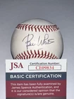 Jsa Coa NL President Bill White Signed Baseball Autograph Yankees Broadcaster