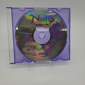 Nights Into Dreams... Sega Saturn, 1996 Sampler Disc Only Not For Resale Tested 