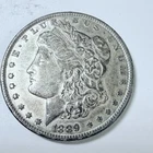 1889 Morgan Silver Dollar $1 Coin - 90% Silver Very Fine Condition #9419