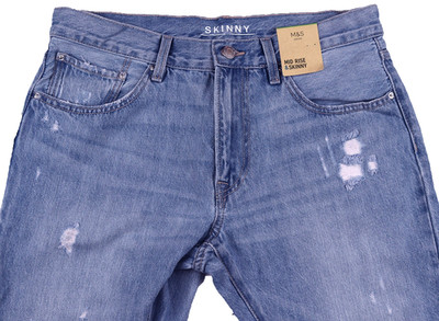 Skinny-Damenjeans Marks and Spencer blau Größe 10 normale Größe 10 von M&S