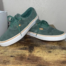 VANS Pro Classics Era - Green Suede w/ Orange Trim ***Rare Colorway*** Men’s 8.5