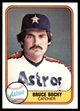 Bruce Bochy 1981 Fleer #69 Houston Astros MLB READ FREE SHIPPING AutographDen