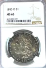 1885 O $1 Morgan Silver Dollar MS63 NGC Uncirculated New Orleans