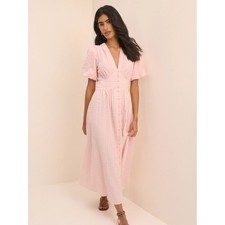 Petal & Pup Seraphina Maxi Dress 8 Pink Bodycon Girly