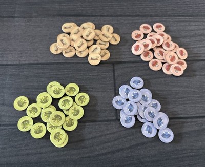 Everdell Farshore | All Seaweed, Sea Stone, Driftwood Mushroom Token Pieces