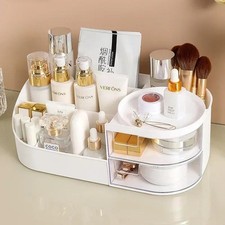 Large Makeup Organizer Box Drawer Multi Layer Cosmetic Jewelry Storage Case