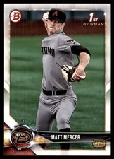 Matt Mercer 2018 Bowman Draft #BD-143 Diamondbacks MLB READ FREE SHIPPING