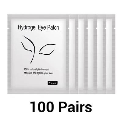 100 Pairs Under Eye pads Eyelash Pad Gel Patch Lint Lashes Extension eye Mask