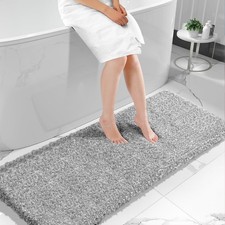 Bathroom Runner Rug Non Slip 70" X 24", Super Absorbent Bath Rugs, Quick Dry,...