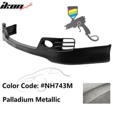 Fits 06-08 Acura Tsx Front Bumper Lip Euro-r Style Spoiler Nh743m Palladium Kit